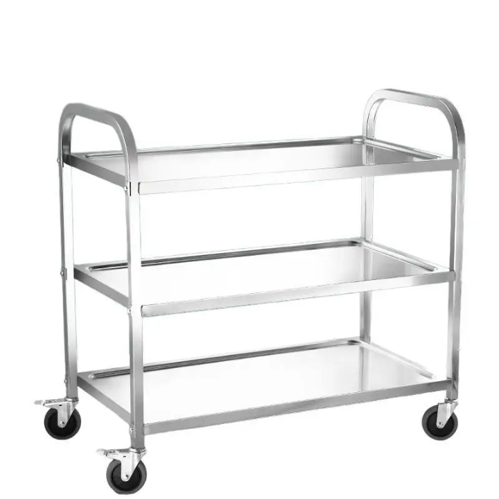 CHARIOT A INSTRUMENTS AVEC 3  ÉTAGÈRES