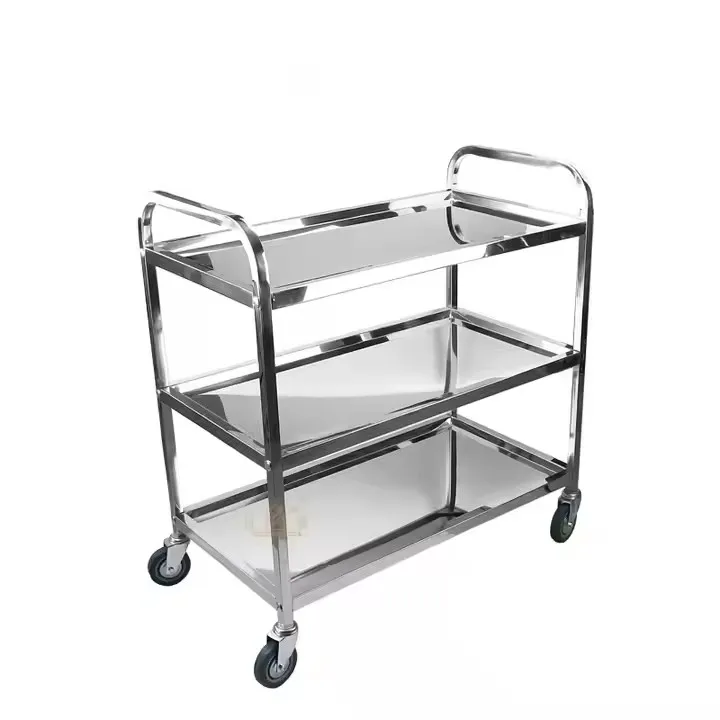 CHARIOT A INSTRUMENTS AVEC 3  ÉTAGÈRES